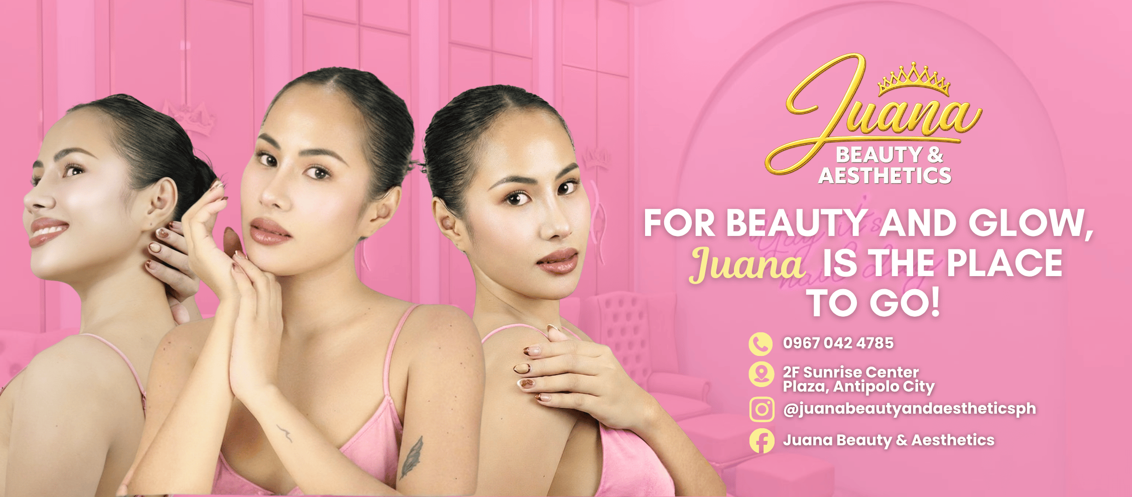Juana Beauty & Aesthetics campaign