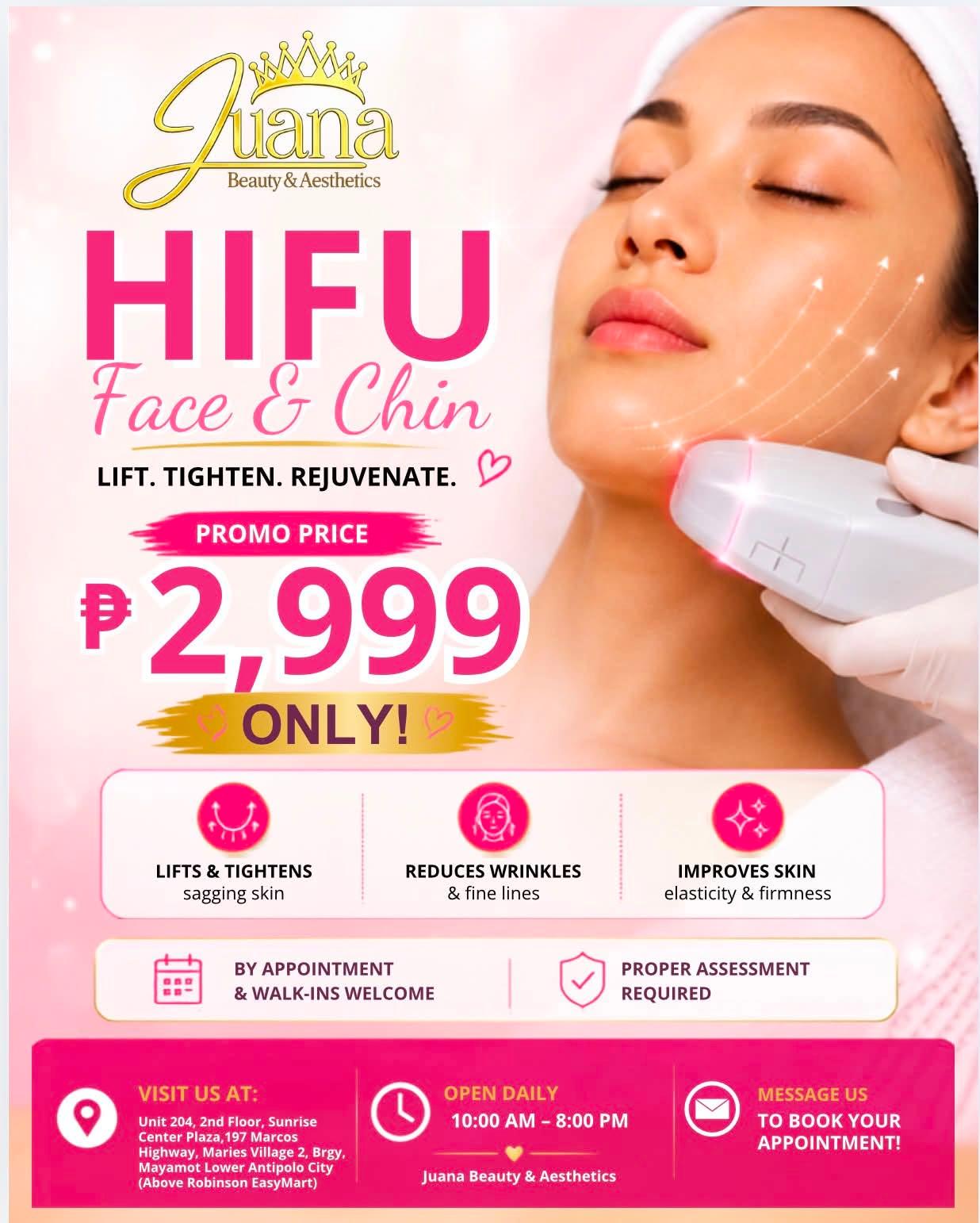 HIFU face & chin